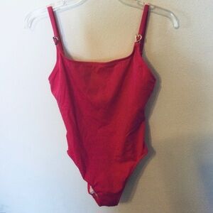 Victoria’s Secret Pink One-Piece  Chic Fun Beach Swimsuit Size 14